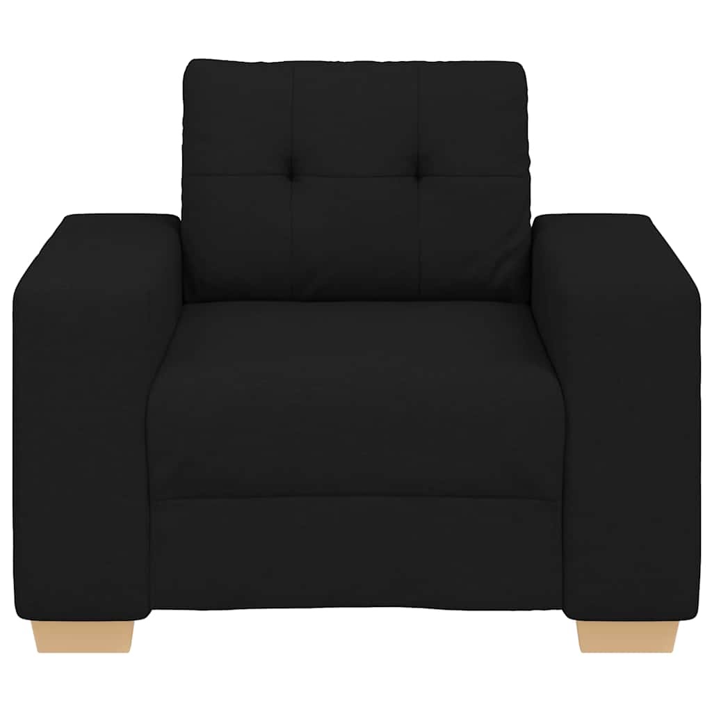 vidaXL Fauteuil (60cm, stof zwart) - Nu 35% korting!