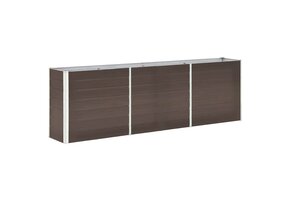 Verhoogde Plantenbak vidaXL 240x40x77cm - Nu 47% Korting!