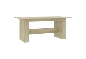 vidaXL Eettafel Sonoma Eiken 180x90cm - Geretourneerd, 30% Korting!