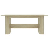 vidaXL Eettafel Sonoma Eiken 180x90cm - Geretourneerd, 30% Korting!