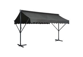 vidaXL Luifel Vrijstaand 400x300cm Antraciet - 55% Korting!