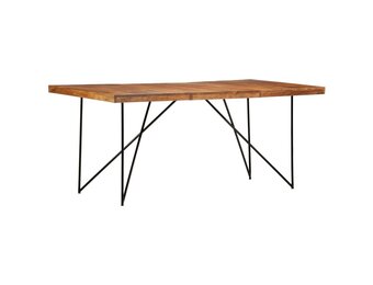 vidaXL Eettafel Massief Acaciahout 180x90 cm - 60% Korting