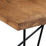 vidaXL Eettafel Massief Acaciahout 180x90 cm - 60% Korting