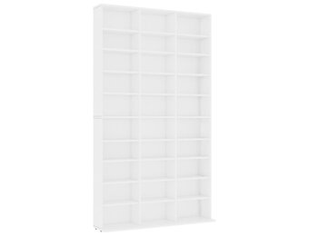 vidaXL Cd-kast Wit 102x16x177,5 cm - 30% Korting