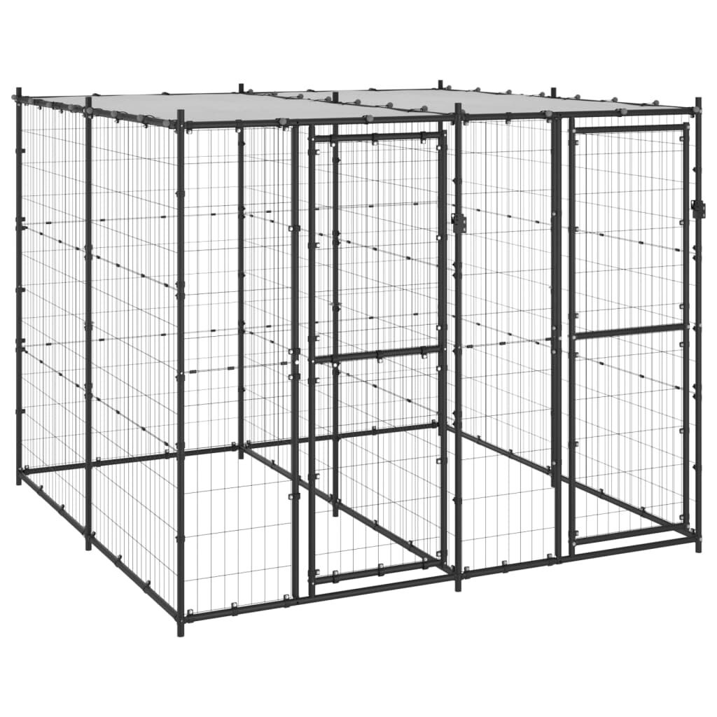 VidaXL Hondenkennel met Dak 4,84 m² - 35% Korting!