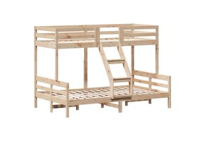 vidaXL Stapelbed Massief Grenenhout 80x200/120x200 - 35% Korting