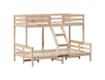 vidaXL Stapelbed Massief Grenenhout 80x200/120x200 - 35% Korting