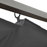 vidaXL Pergola Uittrekbaar Dak - 3x3m Staal Antraciet | 35% Korting!