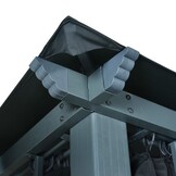 VidaXL Prieel 300x300cm Antraciet - Nu 55% Korting!