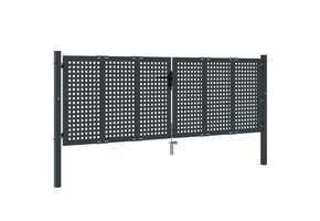 vidaXL Poort Staal Antraciet 300x150 cm - Nu met 35% Korting!