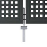 vidaXL Poort Staal Antraciet 300x150 cm - Nu met 35% Korting!