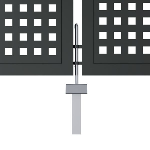 vidaXL Poort Staal Antraciet 300x150 cm - Nu met 35% Korting!