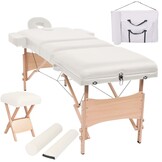 VidaXL Massagetafel & Kruk Set Inklapbaar - 35% Korting!