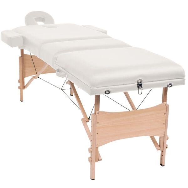VidaXL Massagetafel & Kruk Set Inklapbaar - 35% Korting!