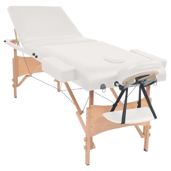 VidaXL Massagetafel & Kruk Set Inklapbaar - 35% Korting!