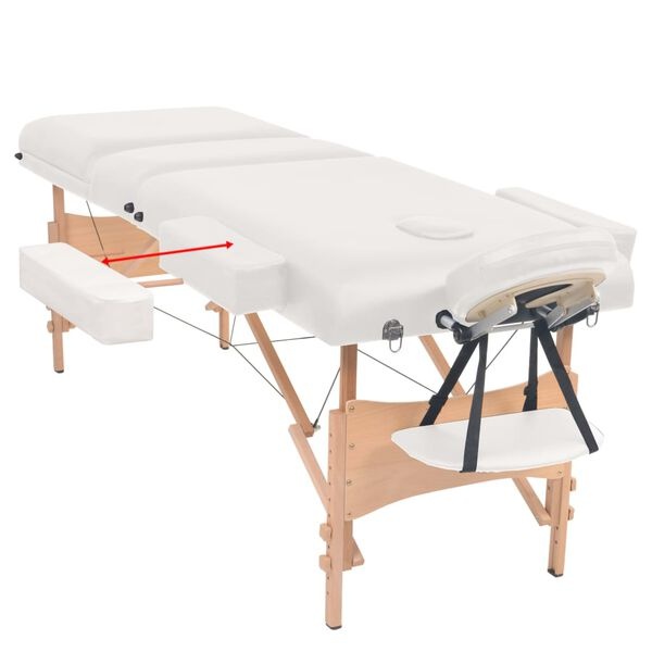 VidaXL Massagetafel & Kruk Set Inklapbaar - 35% Korting!