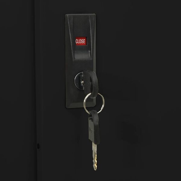 vidaXL Kantoorkast Staal Antraciet - 35% Korting!