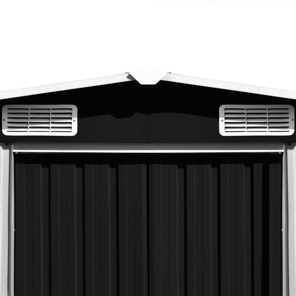 vidaXL Tuinschuur 257x489x181 cm Antraciet (55% Korting)