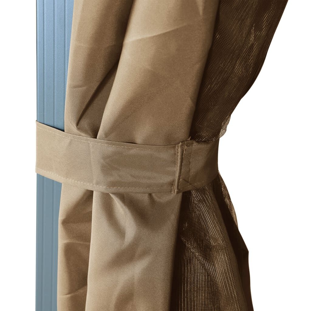 VidaXL Prieel met Gordijn 300x300 cm - 55% Korting!