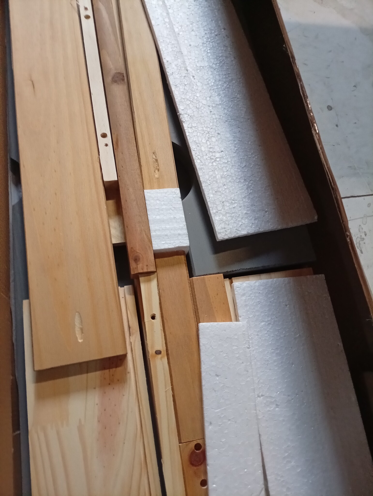 vidaXL Kledingkast OTTA Grenenhout Bruin/Grijs - 55% Korting!