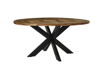 vidaXL Ronde Eettafel Ø160cm Massief Acaciahout - 55% Korting!
