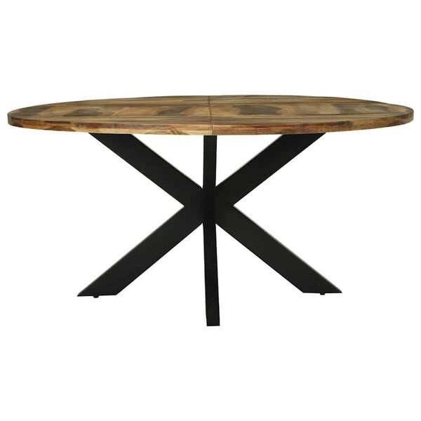 vidaXL Ronde Eettafel Ø160cm Massief Acaciahout - 55% Korting!