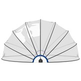 vidaXL Zwembadkoepel 559x275 cm - 35% Korting!