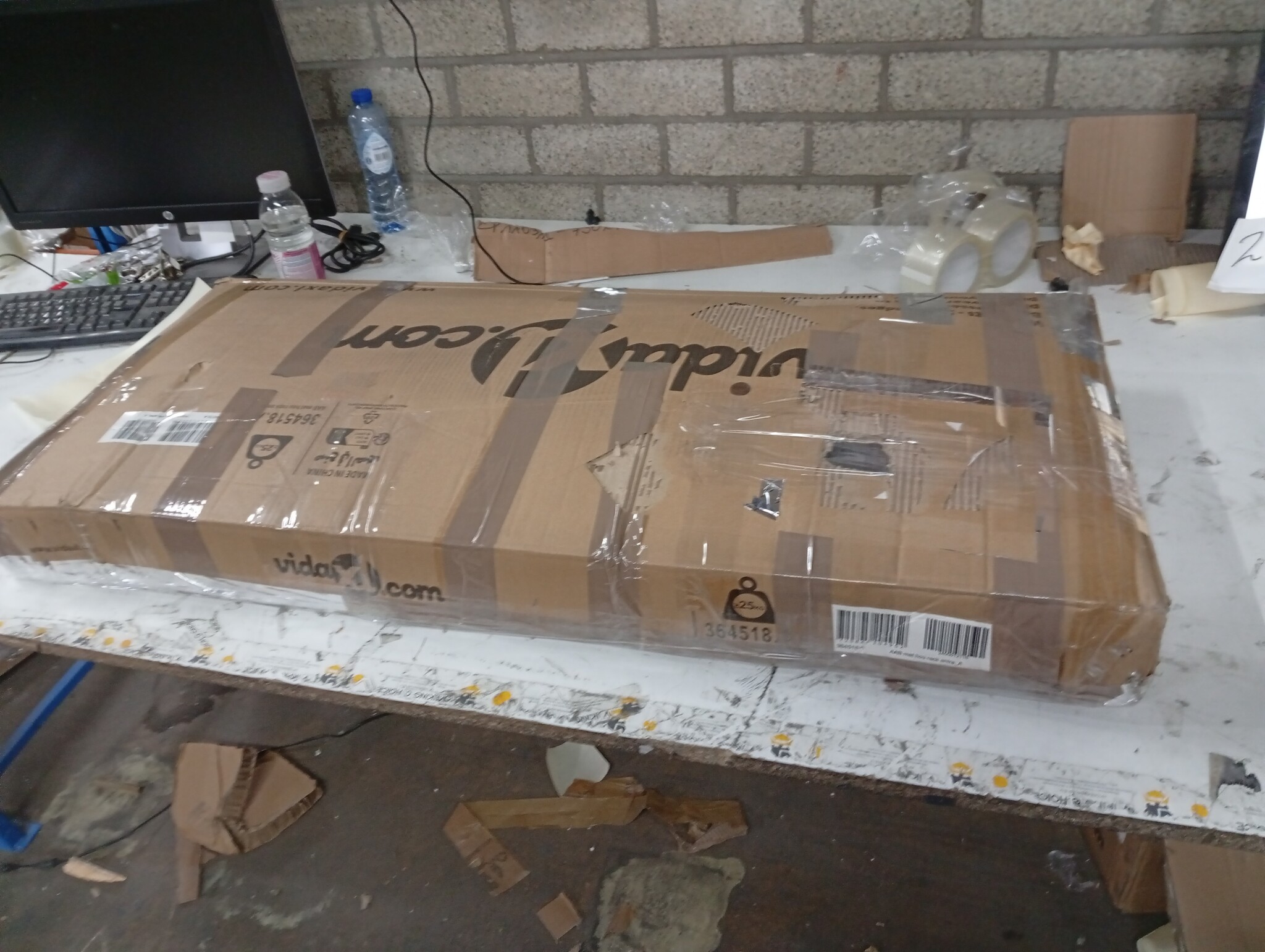 vidaXL Tuinschuur 277x93x179 cm Antraciet Staal - 60% Korting!