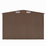 vidaXL Tuinschuur Metaal Bruin 257x392x181 cm - 60% Korting!