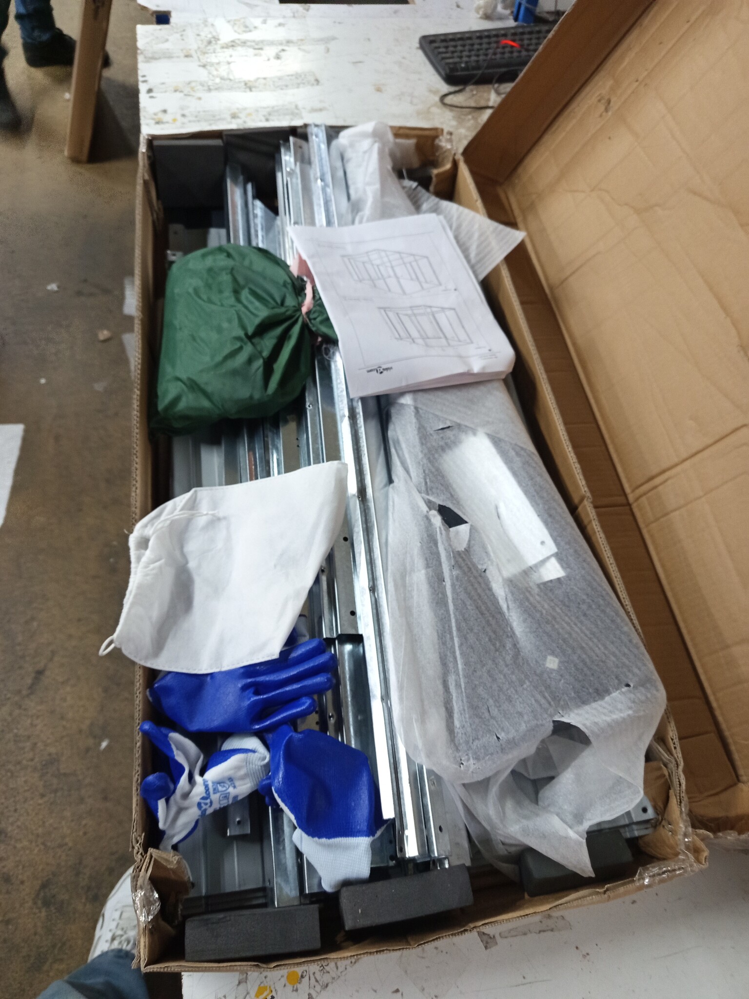 vidaXL Tuinschuur 191x130x198 cm Staal Antraciet - 55% Korting!