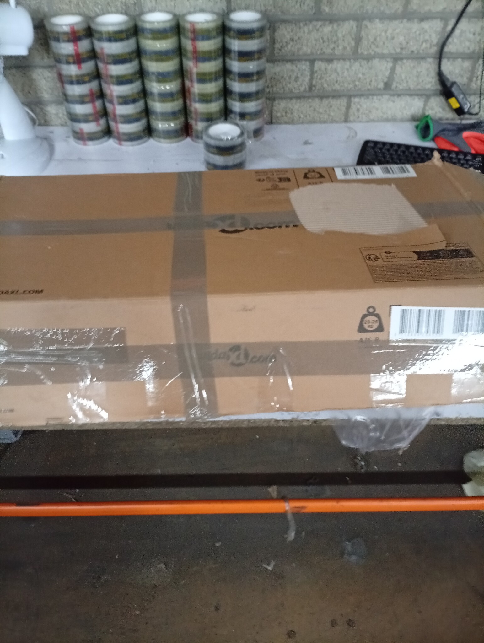 vidaXL Dressoir 120x36x69cm Hoogglans Wit - 55% Korting!