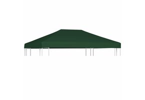 vidaXL Prieeldak 310 g/m² 4x3 m groen - 53% Korting!