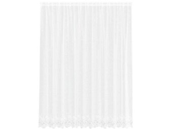 vidaXL Gordijnen Bloemen Wit 300x245 cm - Nu 35% Korting!