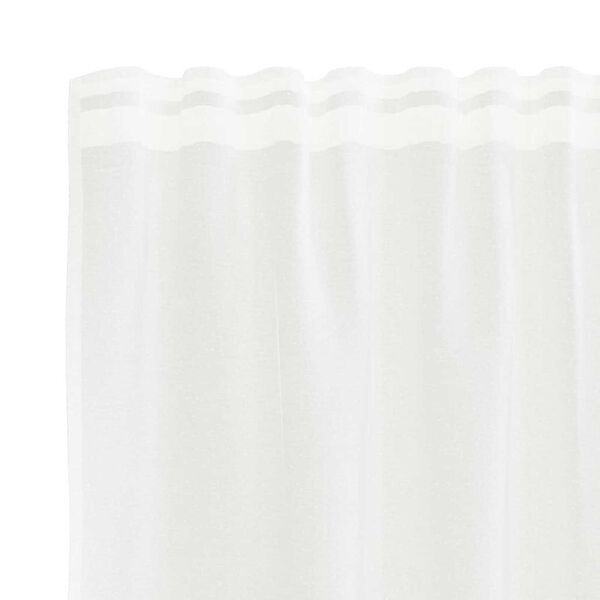 vidaXL Gordijnen Bloemen Wit 300x245 cm - Nu 35% Korting!