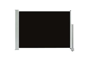 vidaXL Uittrekbaar Tuinscherm - 80x300 cm Zwart - 37% Korting