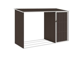 vidaXL Brandhoutschuur 245x98x159 cm - 35% Korting!