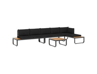 vidaXL 4-delige Tuinhoekbankenset - 55% Korting!