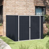 vidaXL Tuinschuur 195x198x159 cm Antraciet - 35% Korting!
