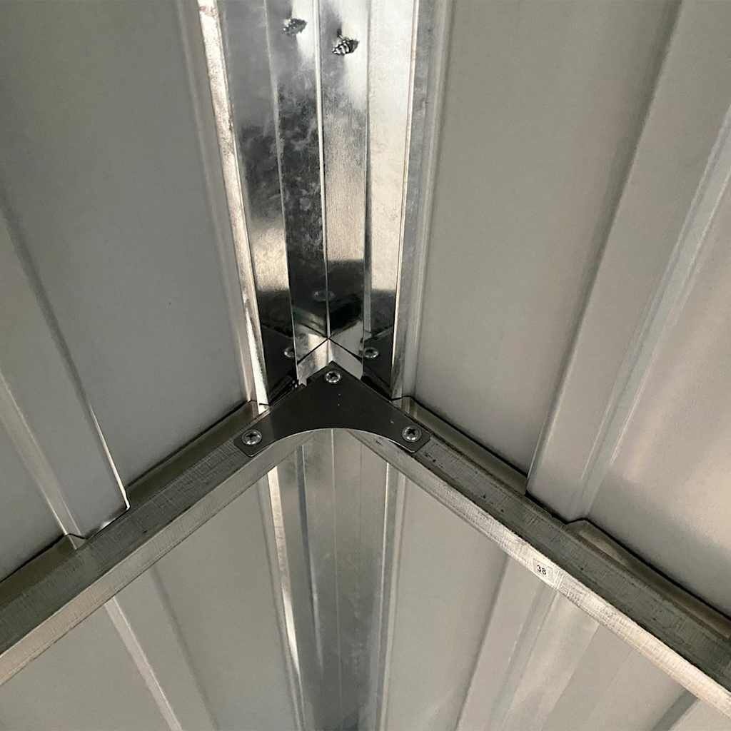 vidaXL Tuinschuur Groen - 277x110,5x181cm Staal - 55% Korting!