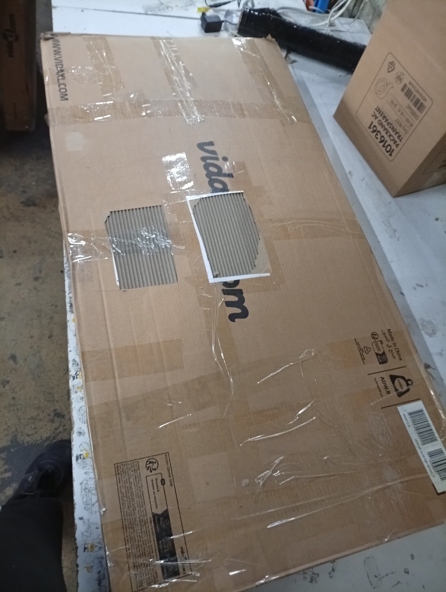 vidaXL Koelkastkast Lyon 60x57x207cm Wit | 55% Korting