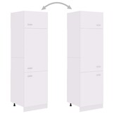 vidaXL Koelkastkast Lyon 60x57x207cm Wit | 55% Korting