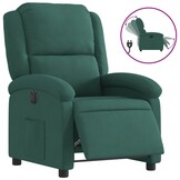 vidaXL Elektrische Fauteuil - Stof Donkergroen - 55% Korting