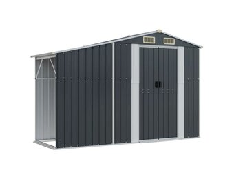 vidaXL Tuinschuur Staal Lichtbruin - 55% Korting!