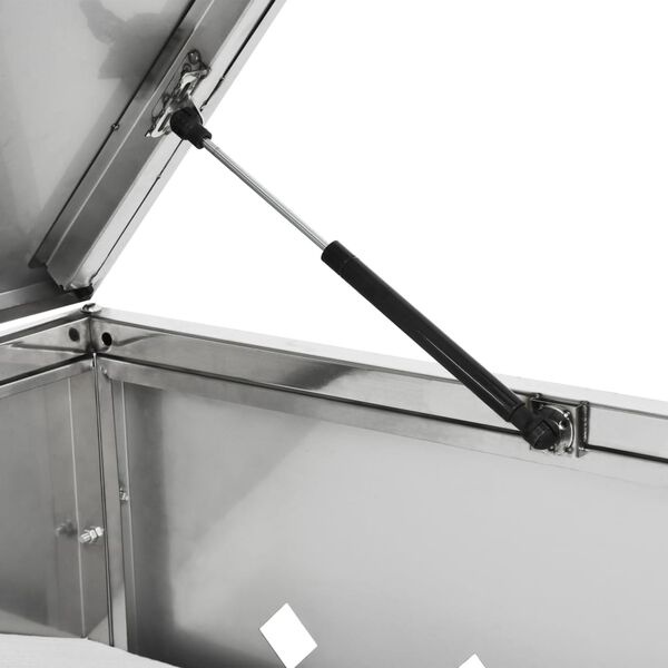 vidaXL Containerberging Driedubbel 240L RVS - 35% Korting!