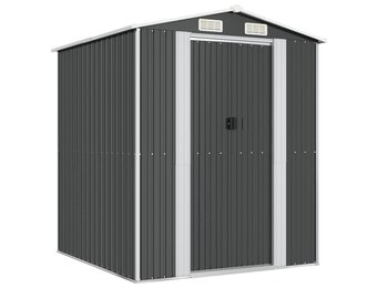 vidaXL Tuinschuur 192x191x223cm Antraciet | Nu met 55% Korting!