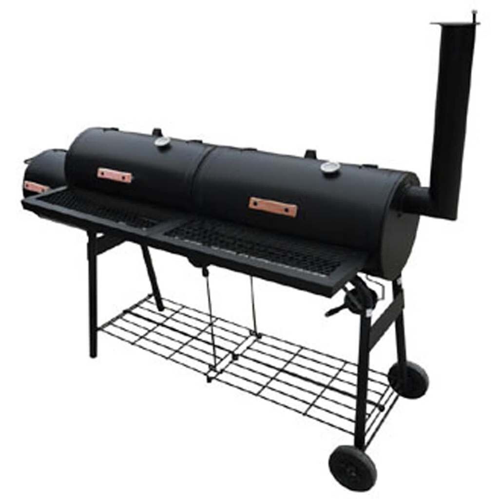 vidaXL Rookbarbecue Nevada XL Zwart - 55% Korting!