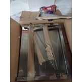 vidaXL 2-laags Wandschap RVS 50x40x48 cm - 55% Korting!