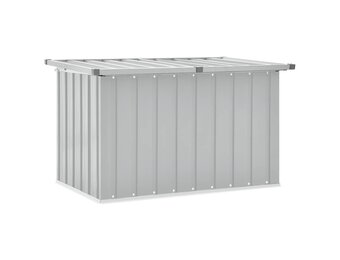 vidaXL Tuinbox 109x67x65 cm Grijs - 55% Korting!