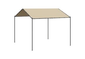 vidaXL Tuinpaviljoen 4x4m Beige - 55% Korting!