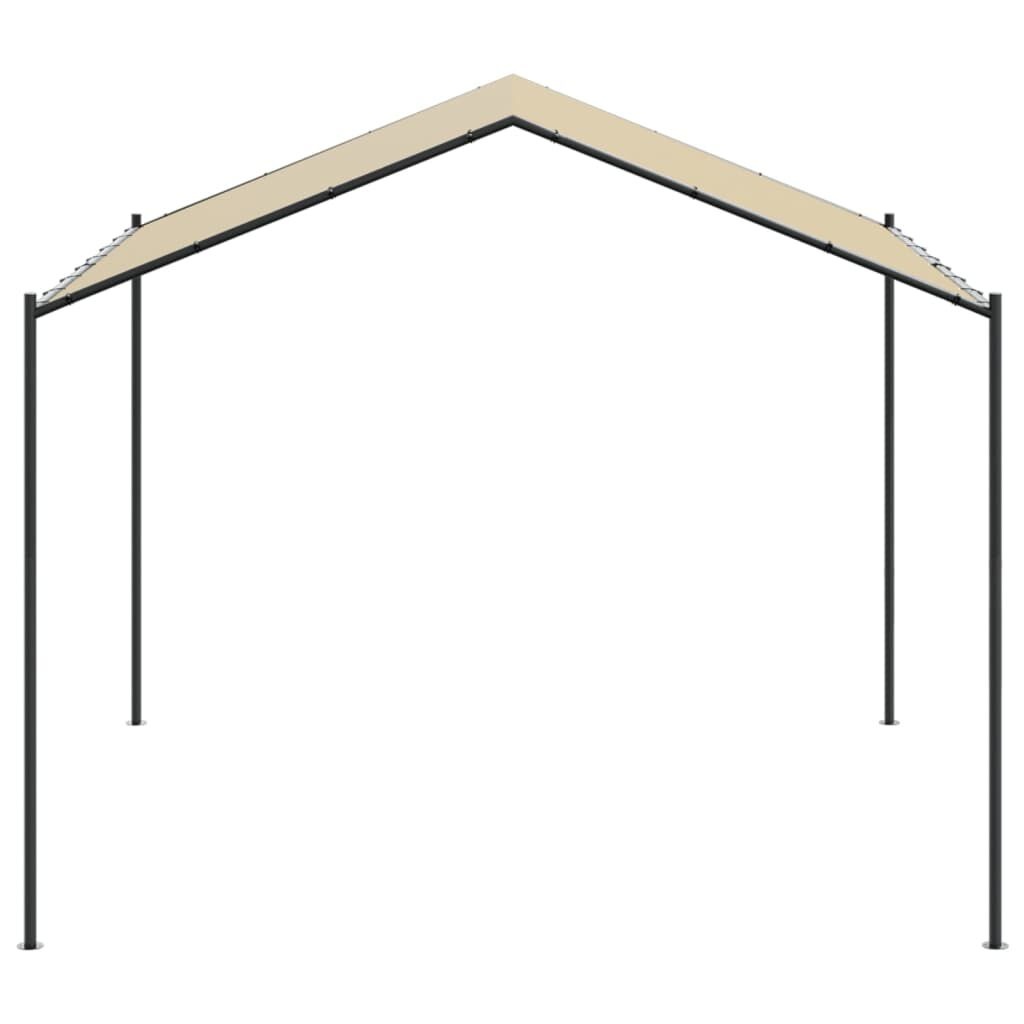 vidaXL Tuinpaviljoen 4x4m Beige - 55% Korting!